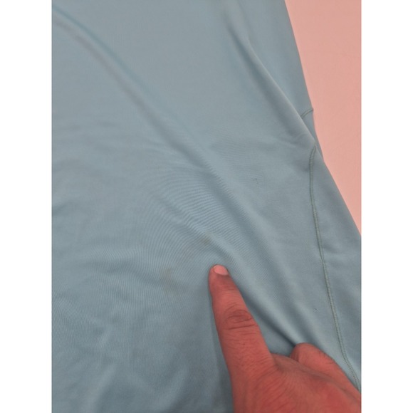 Patagonia Womens Blue Short Sleeve Performance T-Shirt Top - Size Large Stains - Picture 8 of 9